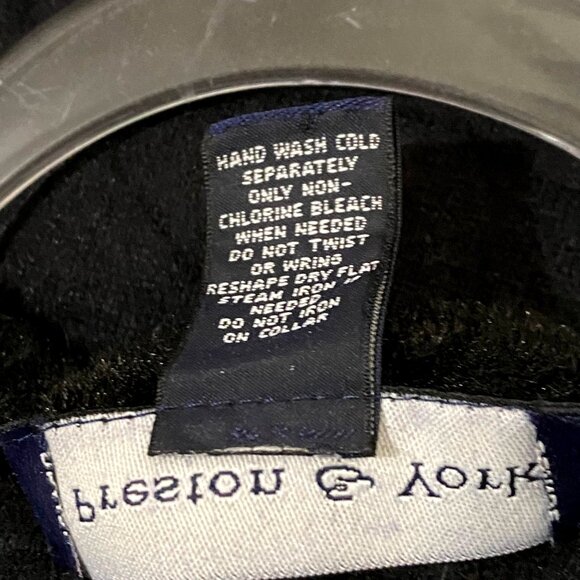 Preston & York Pullover Sweater Womens XL Black Dark Academia Whimsygoth Classic - Picture 5 of 5